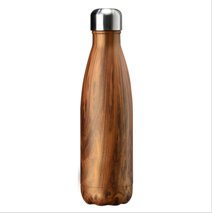 MWT06 500ml 750ml 1000ml Double Walled Cola Shape Water Bottle