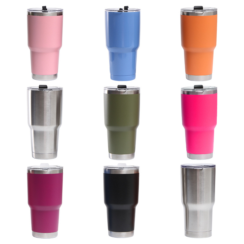 MHZ02 30oz Matte 304 Stainless Steel Insulated Double Walled Tumbler