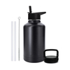 MWH01 32oz 64oz 304 Stainless Steel Wide Mouth Water Bottle with Various Lids