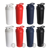 MC21 800ml Stainless Steel Sports Fitness Shaker Water Bottle with Removable Bottom